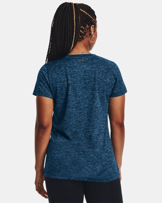 Women's UA Tech™ Short Sleeve in Blue image number 1